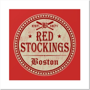 Boston Red Stockings Worn Posters and Art